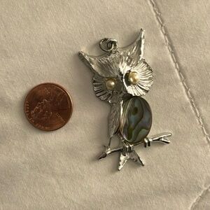 ☃️3 for $30☃️ Vintage Owl Pendant